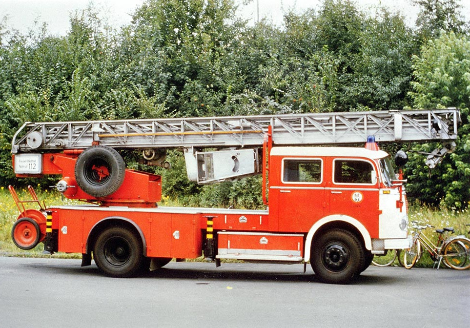 Ein Feuerwehrfahrzeug aus dem Jahre 1968