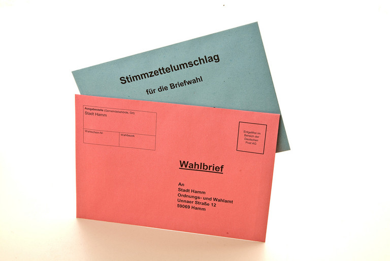 Umschläge für Briefwahl