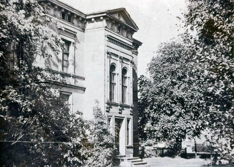 Villa Schulze-Pelkum auf der Hofstelle an der Kamener Straße, abgebrochen 1971 Historische Aufnahme der Villa Schulze-Pelkum auf der Hofstelle an der Kamener Straße