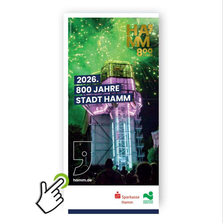 Titelbild der Brosch&uuml;re zum 800-j&auml;hrigen Stadtjubil&auml;um