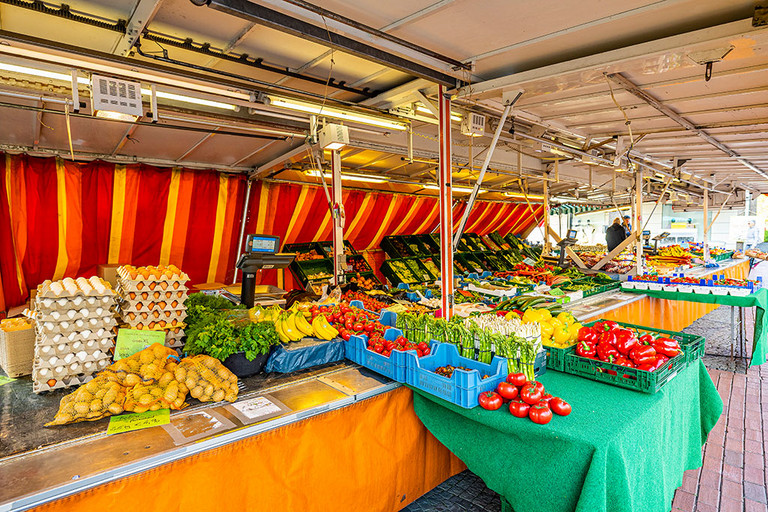 Obst und Gem&uuml;sel von Viertmann's Obst- und Gem&uuml;sebau auf dem Wochenmarkt an der Pauluskirche