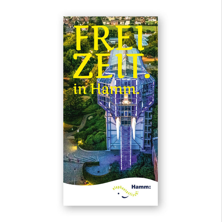 Titelbild der Broschüre ''Freizeit in Hamm''