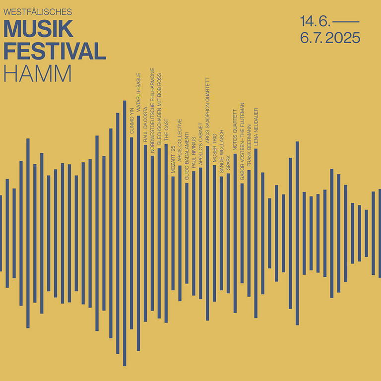 Titelbild zum aktuellen Programm des ''Musik Festival Hamm''