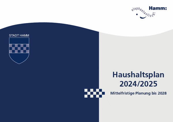 Titel Haushaltsplan 2024 2025