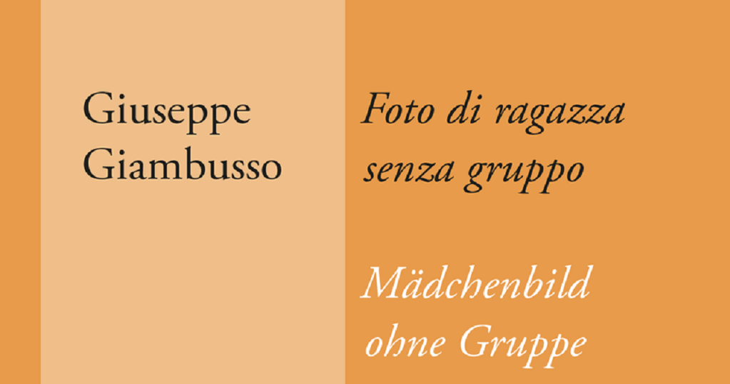 Bild zeigt das Buchcover vom Buch ''Foto di ragazza senza gruppo - Mädchenbild ohne Gruppe''