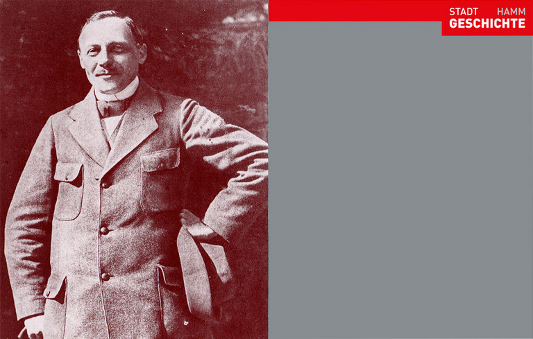 Portraitaufnahme von Stadtbaurat Otto Krafft