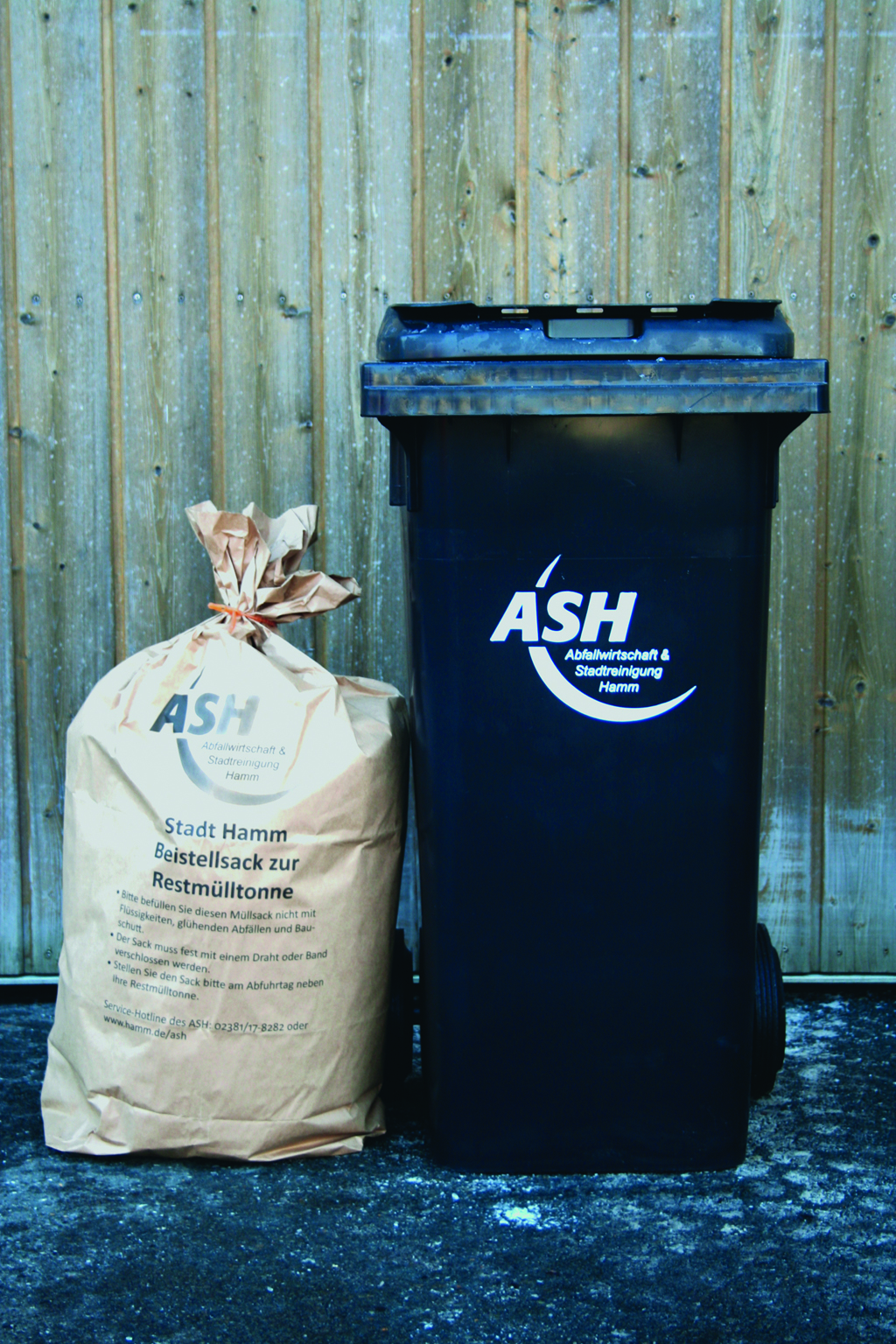 Wenn mal etwas mehr Restmüll anfällt: der ASH-Beistellsack