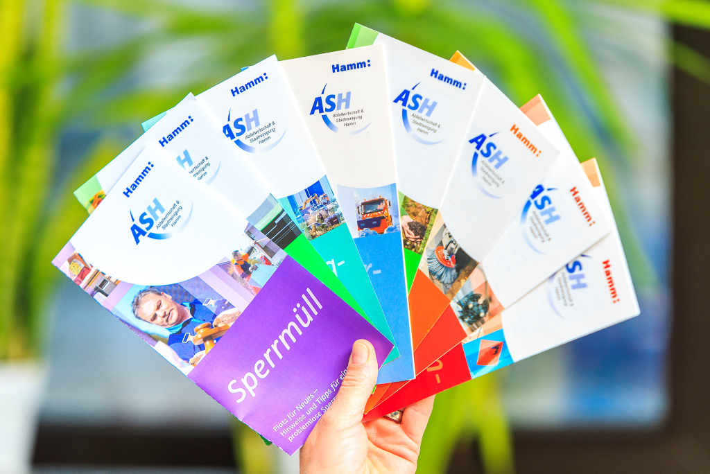 Die ASH-Broschüren bieten weitreichende Informationen zu allen Entsorgungsthemen.