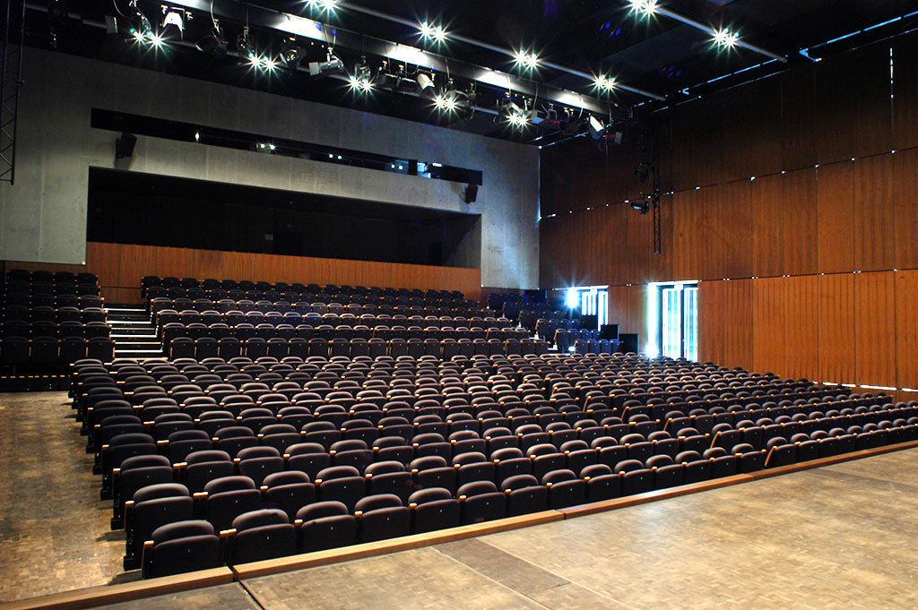 Multifunktionssaal in Theaterbestuhlung