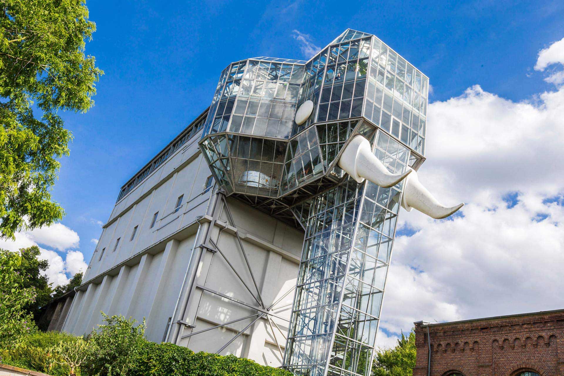 Der Glaselefant im Maximilianpark Der Glaselefant im Maximilianpark