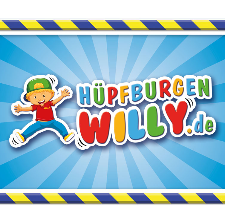 Huepfburgen Willy 2390 Logo Hüpfburgen Willy