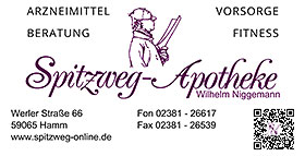 Anzeige Spitzweg Apotheke Hamm 280 Anzeige Spitzweg Apotheke