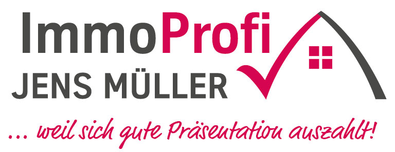 Logo ImmoProfi Jens Müller ... weil sich gute Präsentation auszahlt!