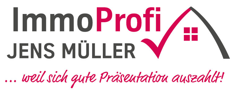 Logo immoprofi praesentation Logo ImmoProfi Jens Müller ... weil sich gute Präsentation auszahlt!