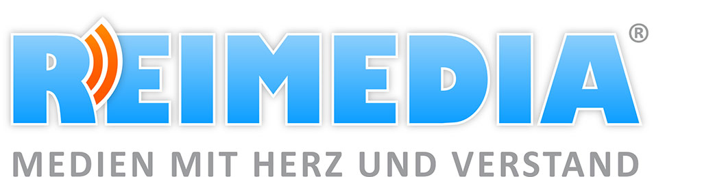 Logo Reimedia - Medien mit Herz und Verstand