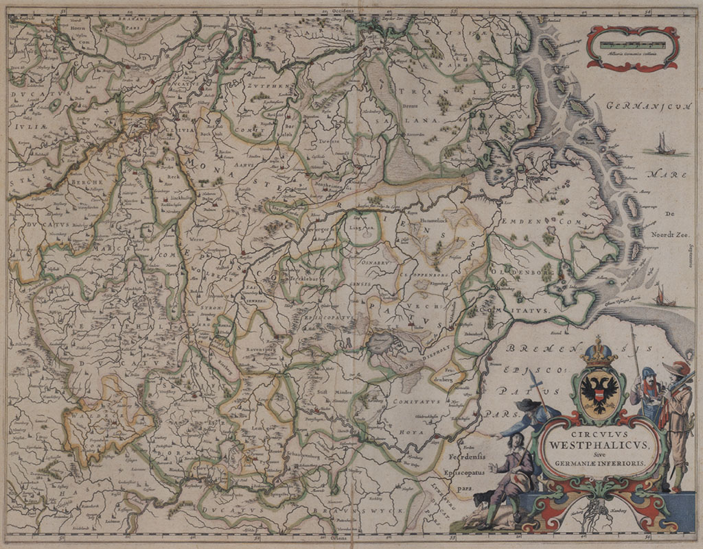 Historische Karte: Circulus Westfalicus 1629
