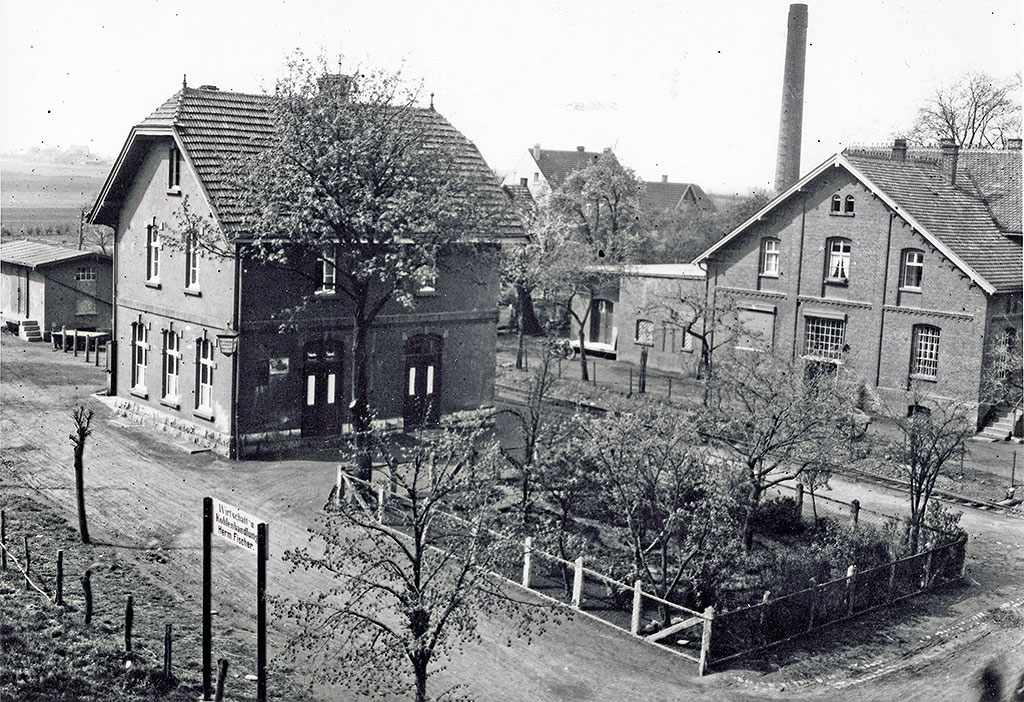 Blick auf den Kleinbahnhof Rhynern-West, 1934 