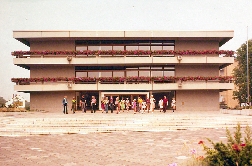 Neubau der Musikschule, um 1975