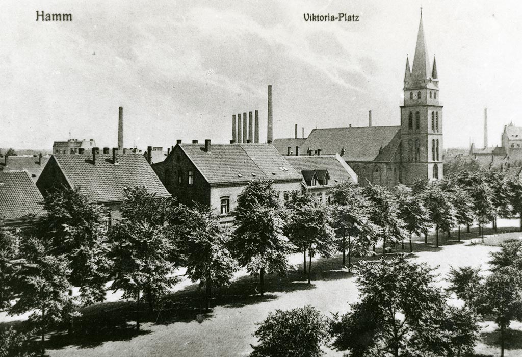 Der Viktoriaplatz um 1910