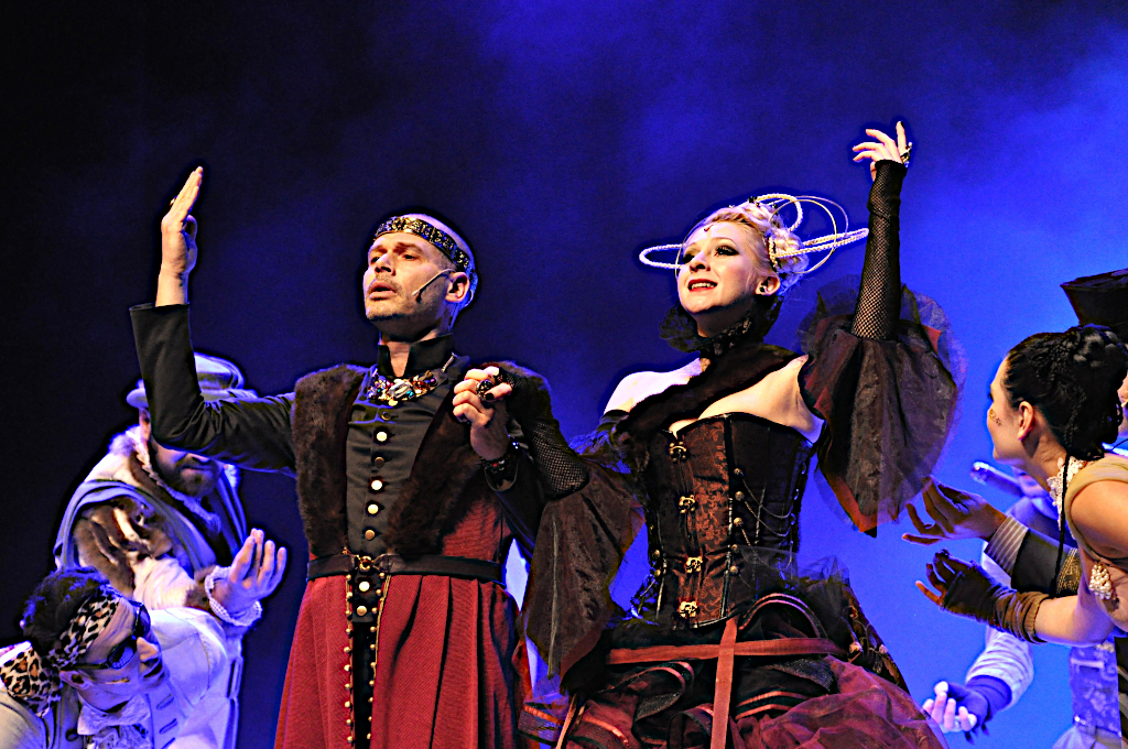 Spielszene aus "Rock me, Hamlet"