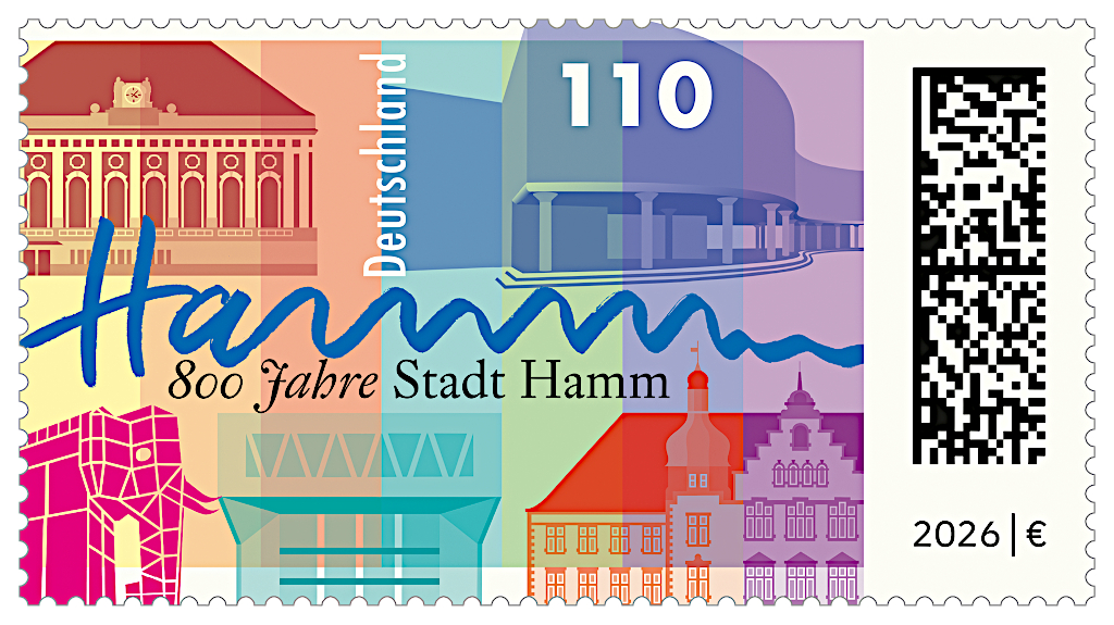 Sonderbriefmarke Hamm
