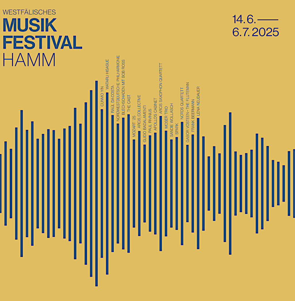 Ausschnitt aus dem Titel des Westfälischen Musikfestivals Hamm