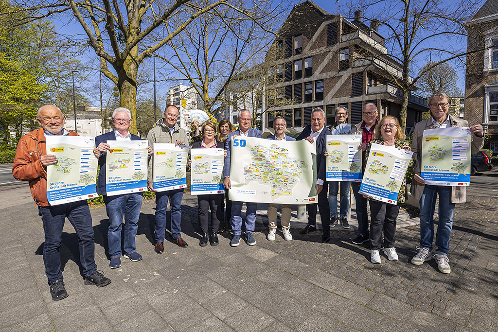 Pressetermin zu 50 Jahre Großstadt Hamm 