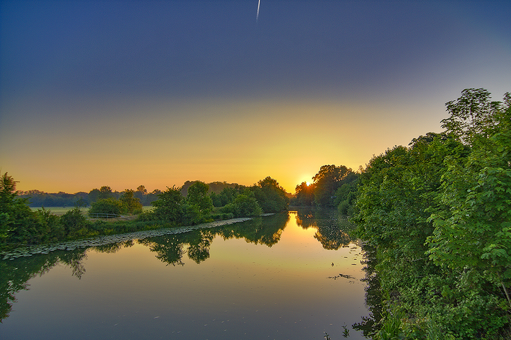 Morgenstimmung am Kanal