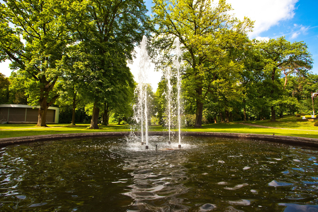 Fontäne im Kurpark Bad Hamm