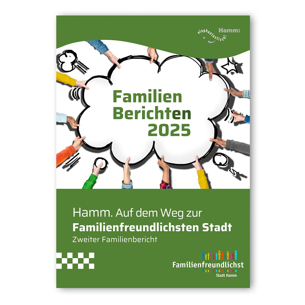 Titelbild zum aktuellen Familienbericht 