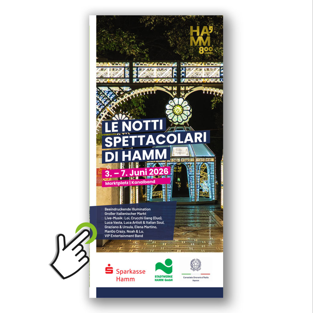 Titelbild des Programmheftes zu ''Le_notti_spettacolari_di_hamm''