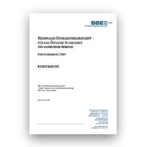 Titelbild der Brosch&uuml;re ''Kurzfassung der Fortschreibung des REHK 2007''