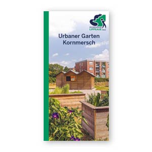 Das Bild zeigt das Titelbild des Flyers zum urbanen G&auml;rtnern im Rahmen des Projektes "Erlebensraum Lippeaue"