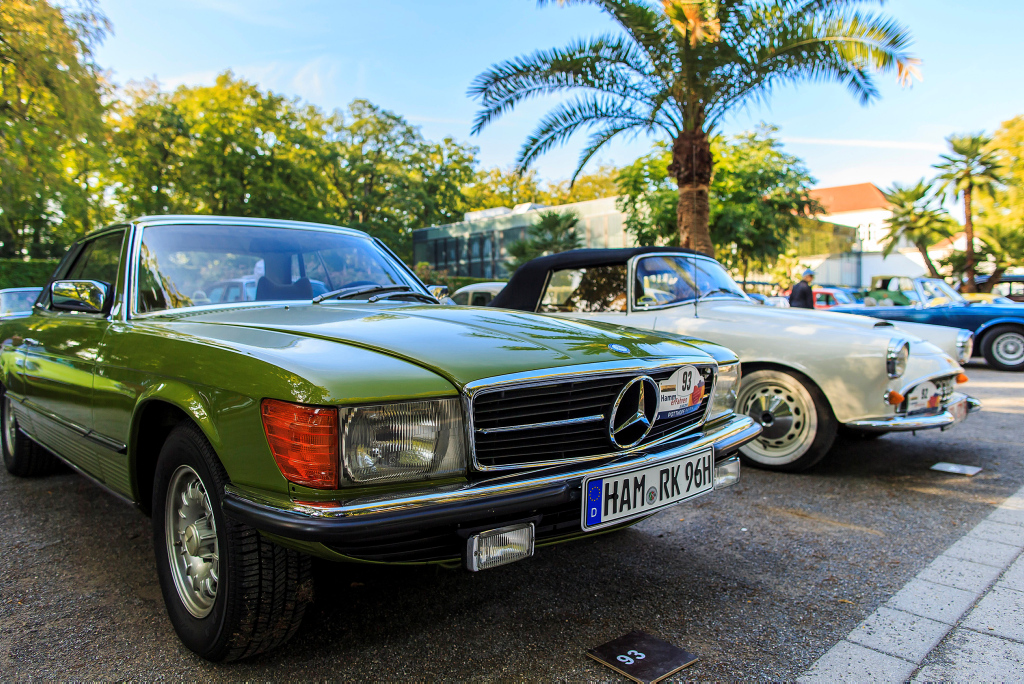 Zwei Oldtimer im Kurhausgarten