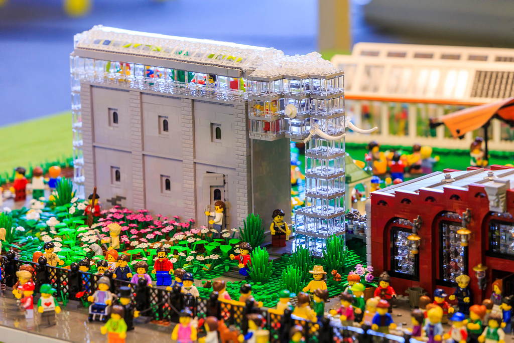 Lego-Austellung 2017 in der Elektrozentrale des Maxiparks
