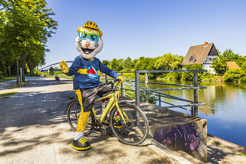 Sattel-Fest-Maskottchen Conrad in Hamm