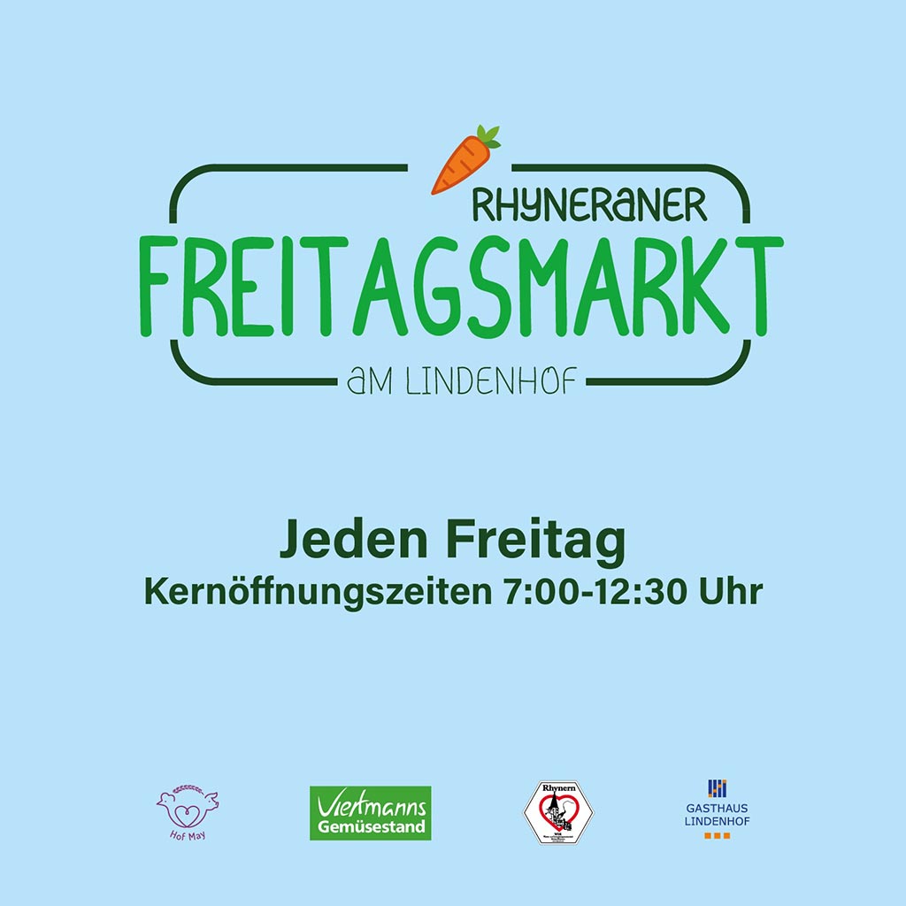 Rhyneraner Freitagsmarkt am Lindenhof