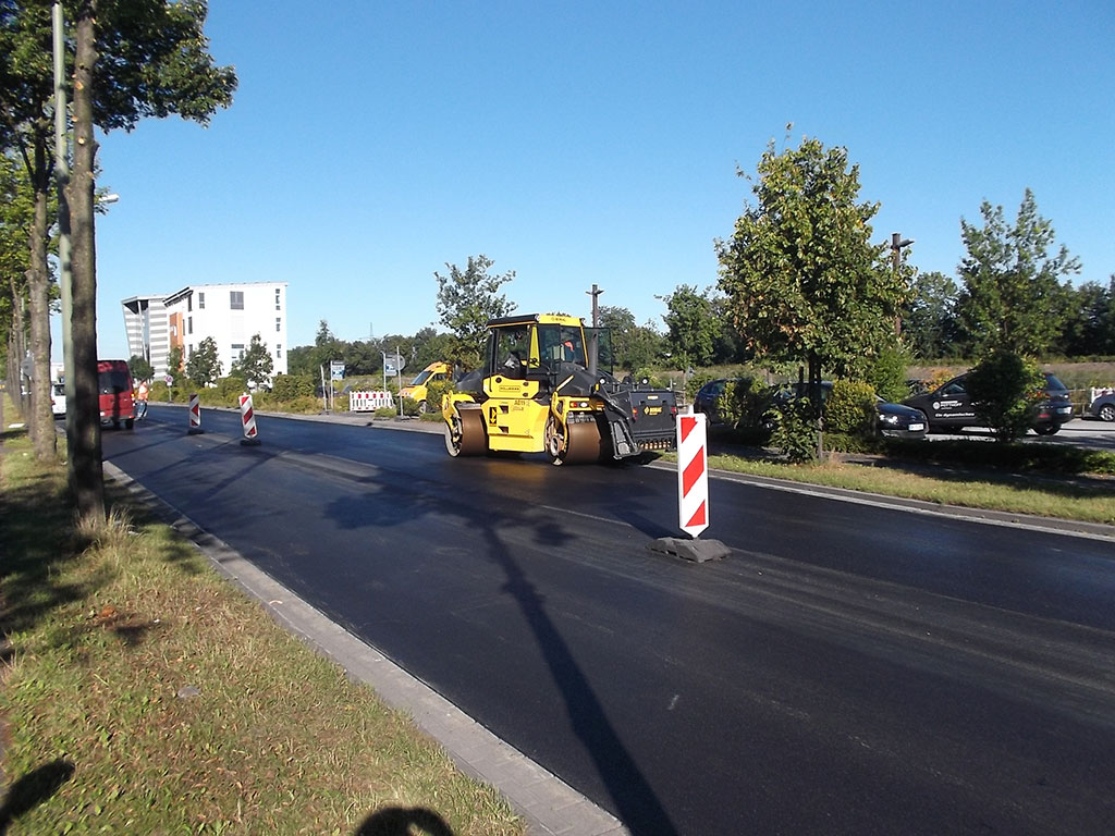 Baustelle auf der Hafenstraße