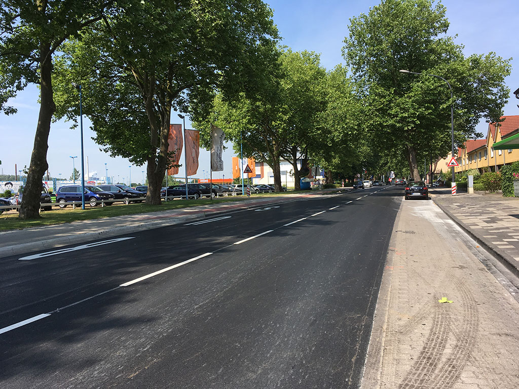 Lärmsanierung Hammer Straße von An den Fördertürmen bis Bahnübergang; Förderbereich: Lärmbekämpfung