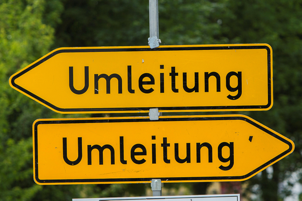 Schilder Umleitung Schilder Umleitung