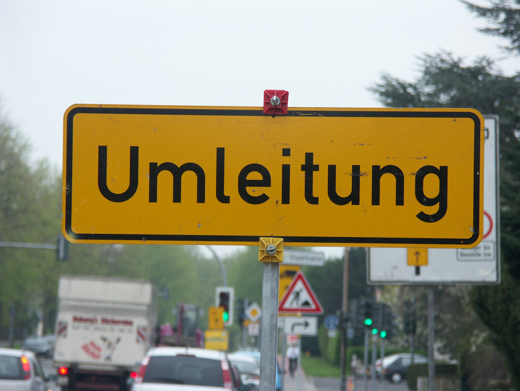Umleitung-001 Umleitungsschild