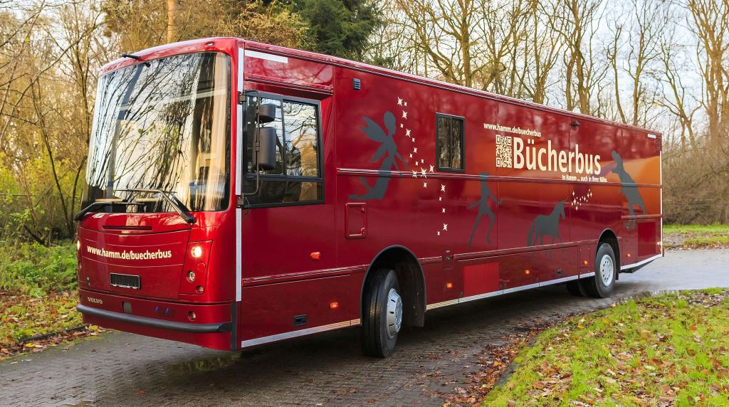 Der Bücherbus der Stadtbüchereien Hamm