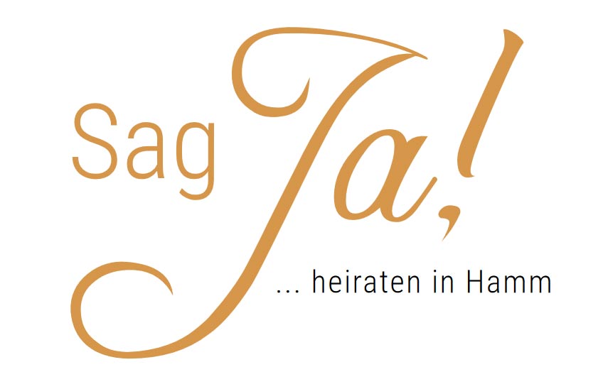 Schriftzug ''Sag Ja''